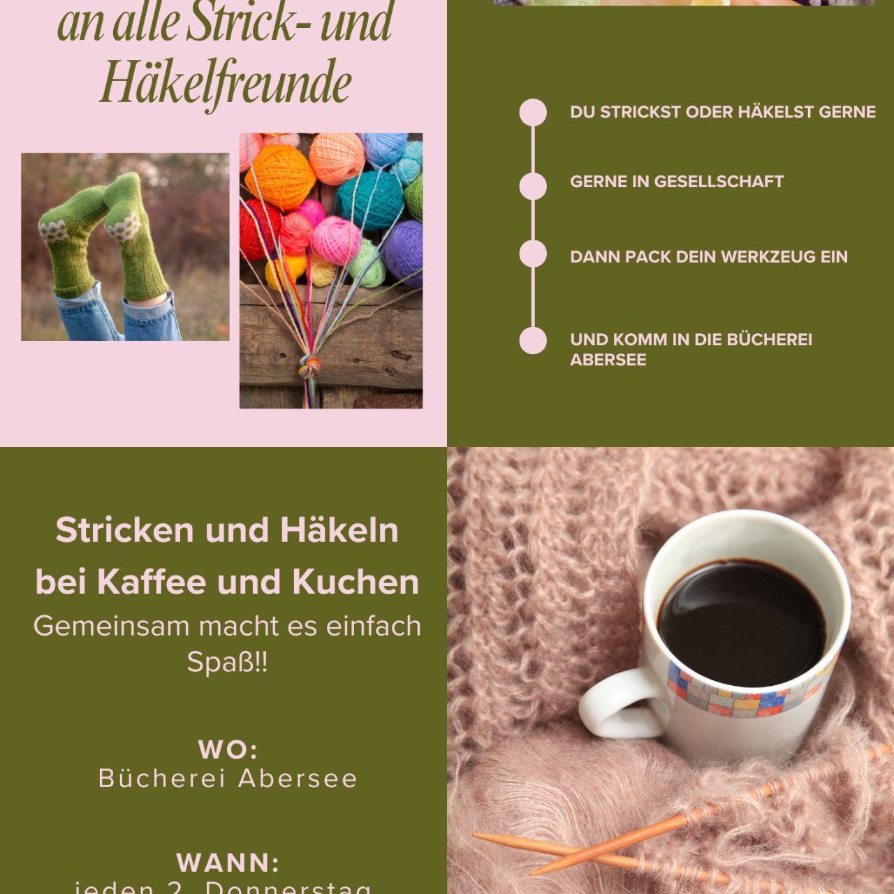 Strick- und Häkelnachmittag